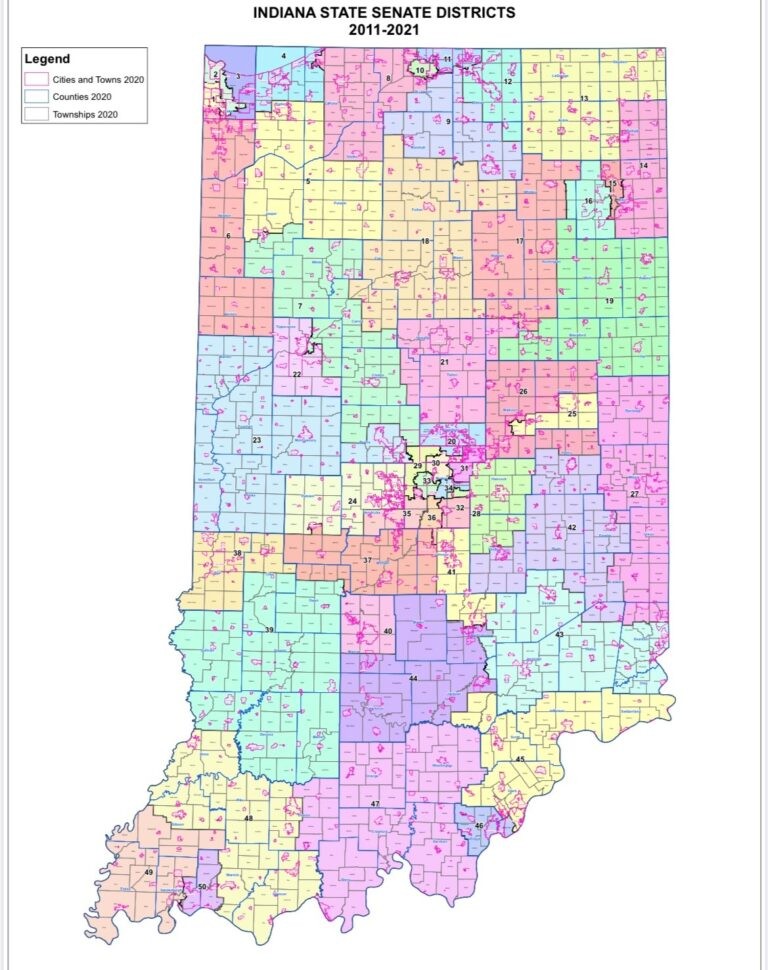 Indiana Senate Republicans release their maps. See them here and follow