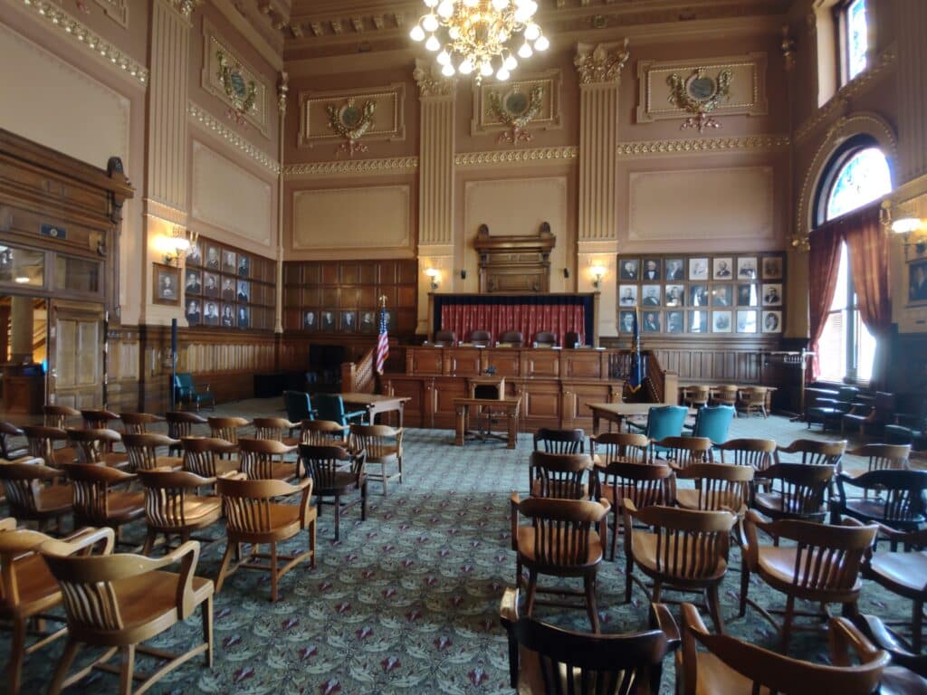 Indiana justices skeptical of fight over whether state law regulates