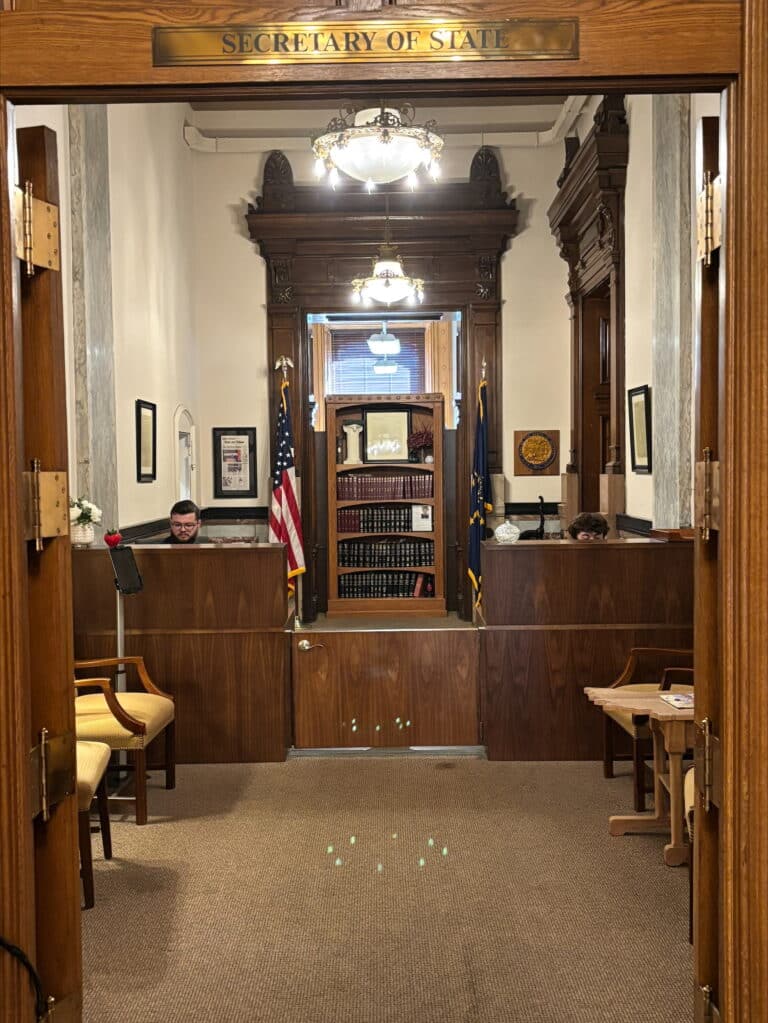 Indiana Secretary of State Diego Morales and the co-directors of the Indiana Election Division have been given a 90-day notice that litigation may be coming to block that state’s new Citizenship Crosscheck Provision, which is scheduled to take effect July 1. (Photo/Schyler Altherr of TheStatehouseFile.com)