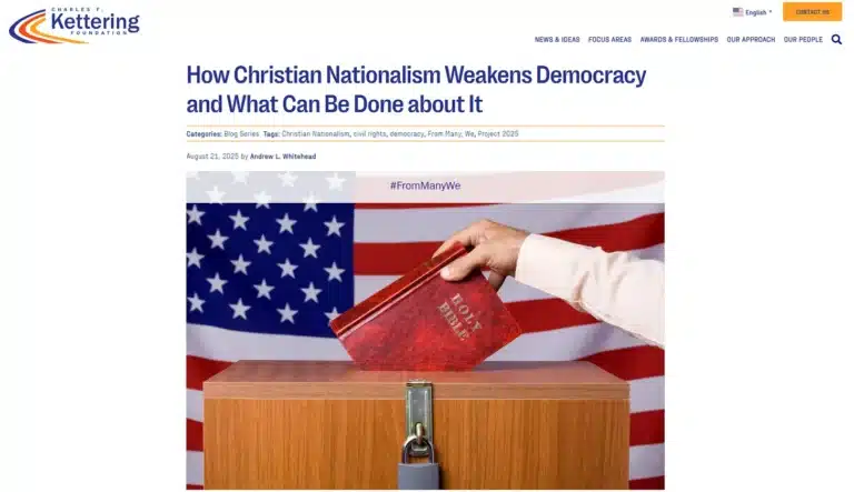 Screengrab from Kettering Foundation “From many, We” webpage