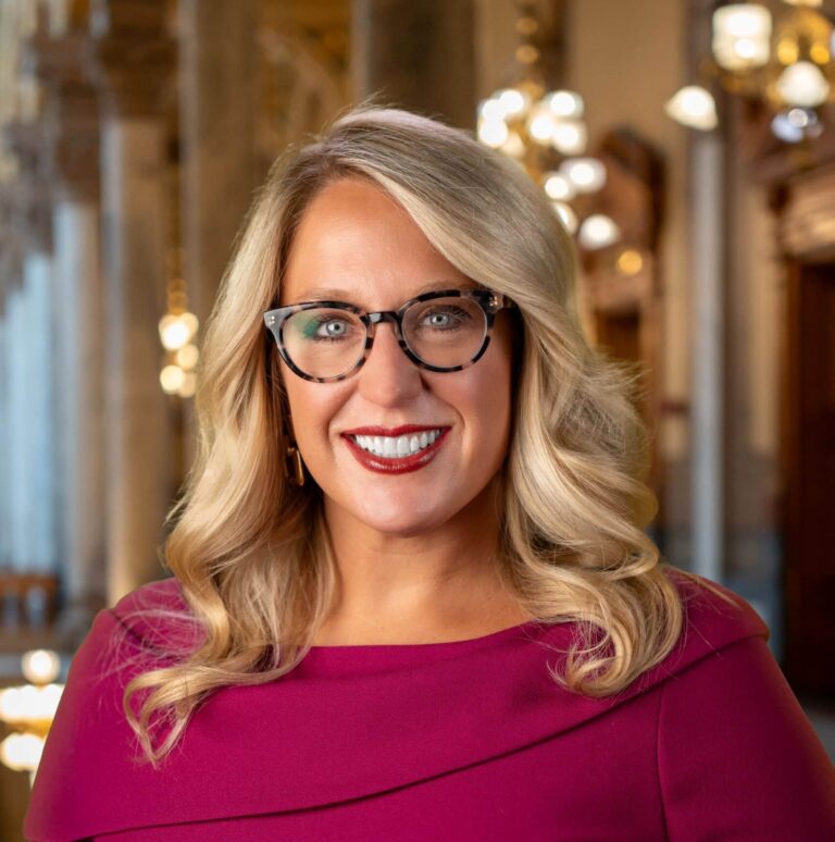 Katie Jenner is Indiana’s first appointed secretary of education, assuming the role in 2021. (Photo/Courtesy of the Indiana Department of Education.)