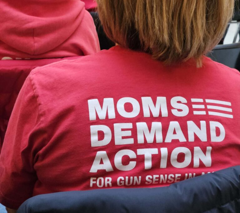 Moms Demand Action joined state lawmakers and faith leaders in remembering the victims of school shootings at a special Statehouse ceremony on Dec. 12. (Photo/Marilyn Odendahl)