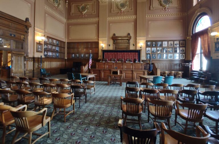 A bill before the Indiana General Assembly would create a security unit for the Indiana Supreme Court, the Court of Appeals of Indiana and the Indiana Tax Court. (Photo/The Indiana Citizen file)