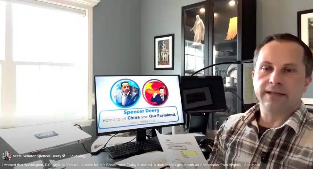 Senator Spencer Deery's response on Facebook