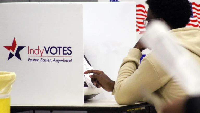 Senate Enrolled Act 287, which was signed into law in 2025, gives candidates for Indiana school boards the option of running under a party label. (Photo/Lauren Chapman for IPB News) 